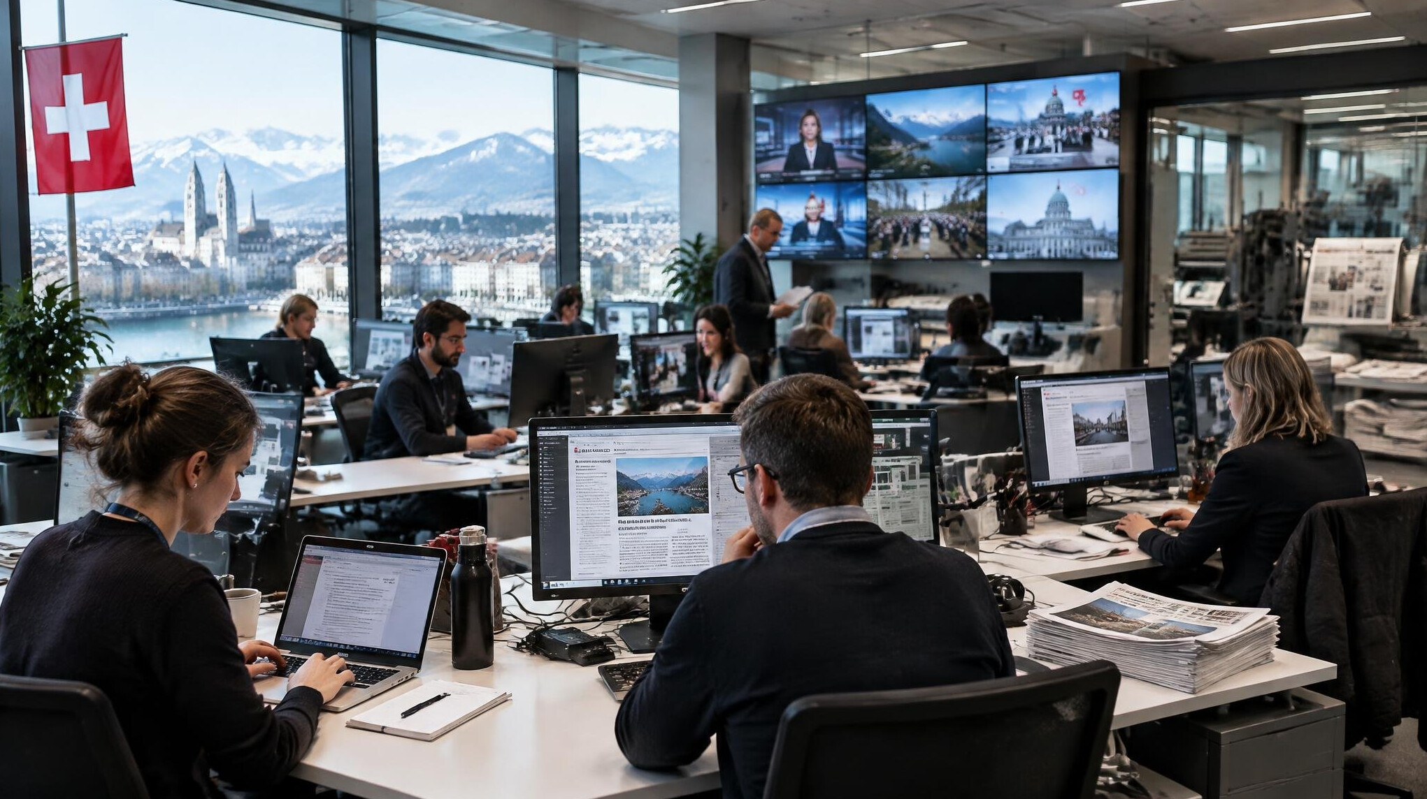 swiss media building