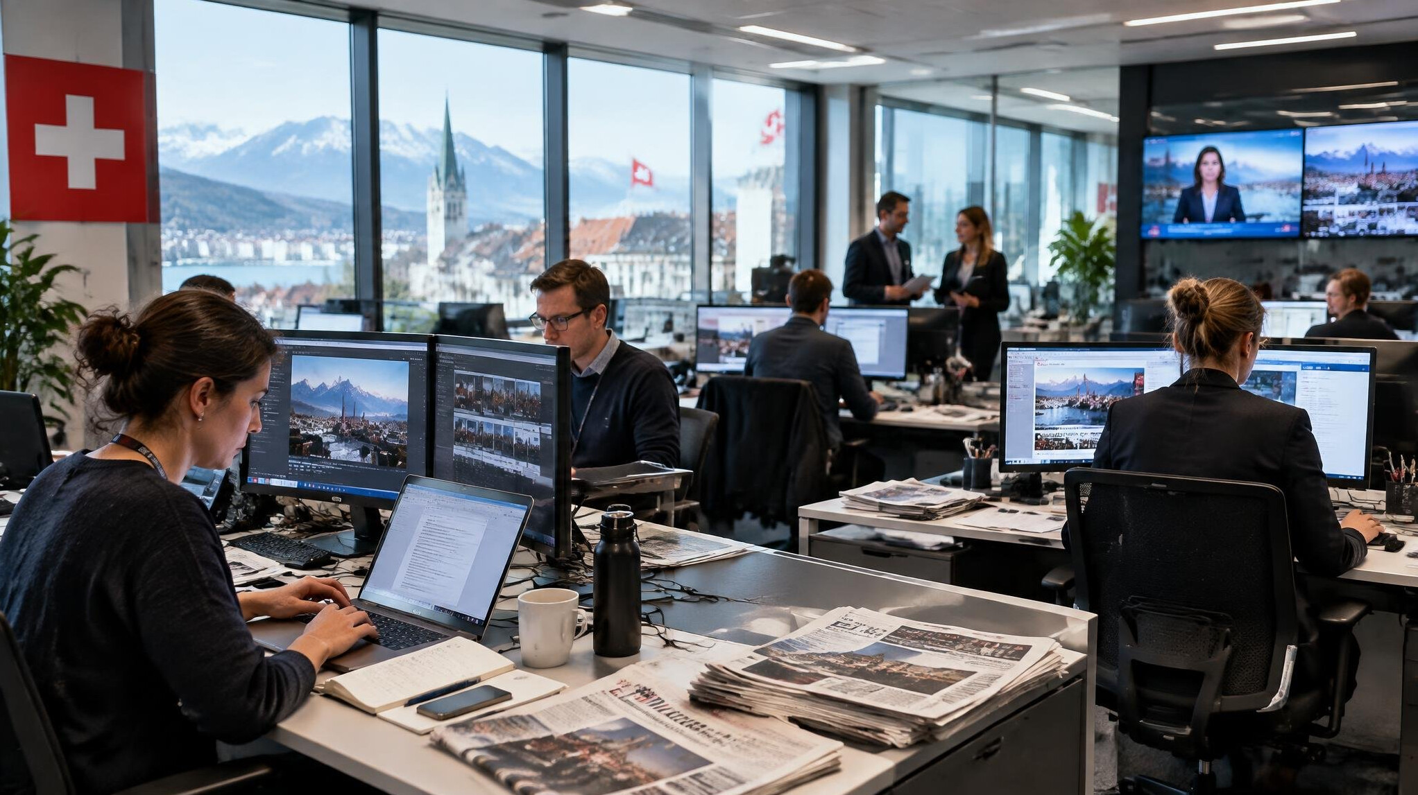 swiss media building