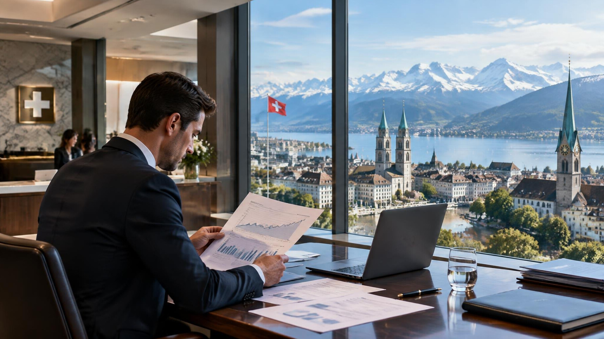 swiss bank building interior